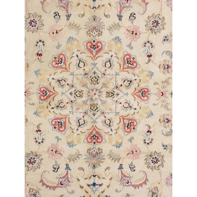 Traditional Vintage Hand-Knotted Persian Tabriz Rug 6'8" X 10'3" For Sale - Image 3 of 4
