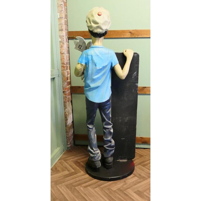 Life Size Truck Stop Menu Board Trade Sign, 1970 For Sale - Image 6 of 8