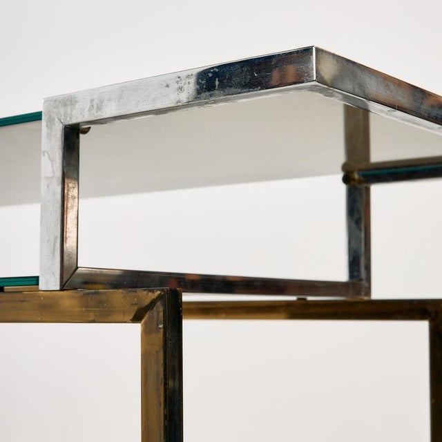 Metal Hungarian Console Table by László Koppány for the Idea Applied Arts Company, 1980s For Sale - Image 7 of 13