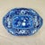 English Stubbs & Kent Georgian Cobalt Transferware ‘ Fruits and Flowers’ Platter, Circa 1830 For Sale - Image 3 of 16