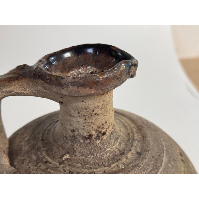 Japanese Style Stoneware Pottery Jug, France, 19th Century For Sale - Image 11 of 18