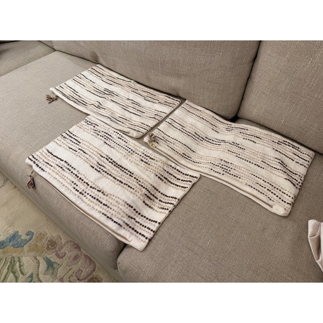 Design Plus Gallery presents a Set of Three Pryce Lumbar Pillow Covers from Serena & Lily. These bohemian style covers...