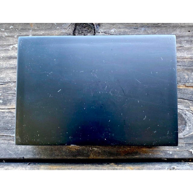 Korean Mother-of-Pearl Lacquerware Desk Set in Original Presentation Box, Circa 2000s For Sale - Image 13 of 18