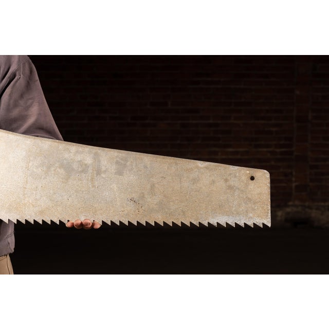 Early 20th Century Circa 1920 Spear & Jackson “Spearior” Handsaws Oversized Trade Sign For Sale - Image 5 of 9