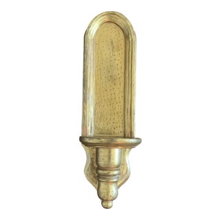 Vintage Hand Carved Gold Gilt Corbel Wall Shelf For Sale