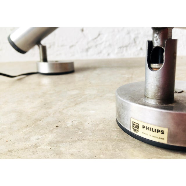 Spotlight from Phillips, 1970s, Set of 2, in Flawless conditions. Designed 1970 to 1979 This piece has an attribution...