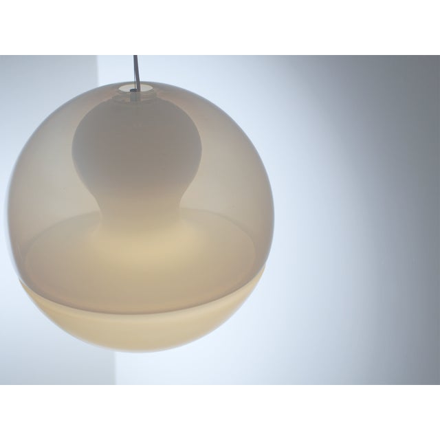 Murano Glass Pendant Light from A.V. Mazzega, Italy, 1970s, in Flawless conditions. Designed 1970 to 1979 This piece is...
