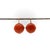 1900-1909 Pre-Revolutionary 14k Gold Coral Earrings, A Pair For Sale In Los Angeles - Image 6 of 11