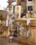 Mid-Century Italian Rococo Painted and Gilt Composition Six-Light Chandelier For Sale - Image 10 of 14
