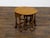 19th-Century English Oak Gateleg Table with Drop Leaves and Turned Legs For Sale - Image 9 of 12