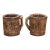 Set of Two, Handcarved Tribal Vessels For Sale