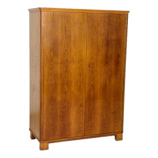 Wardrobe in Oak, 1960s For Sale