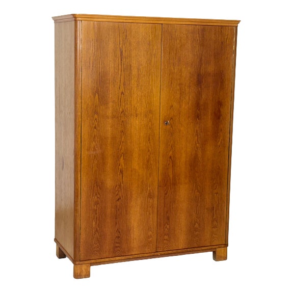 Wardrobe in Oak, 1960s For Sale