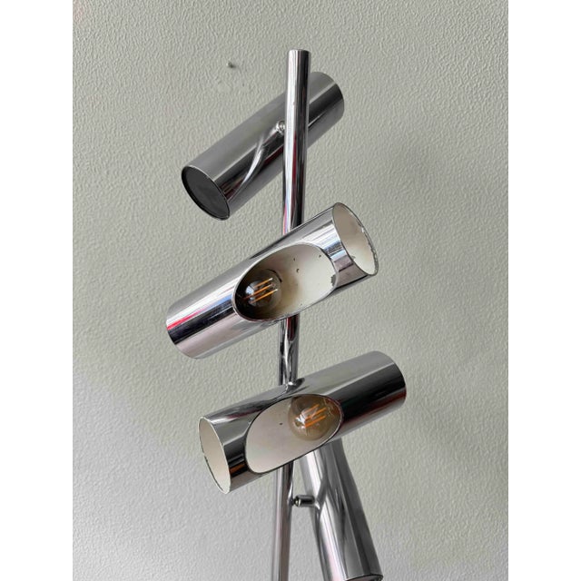 Chrome Floor Lamp by Goffredo Reggiani for Reggiani, 1970s For Sale - Image 18 of 18