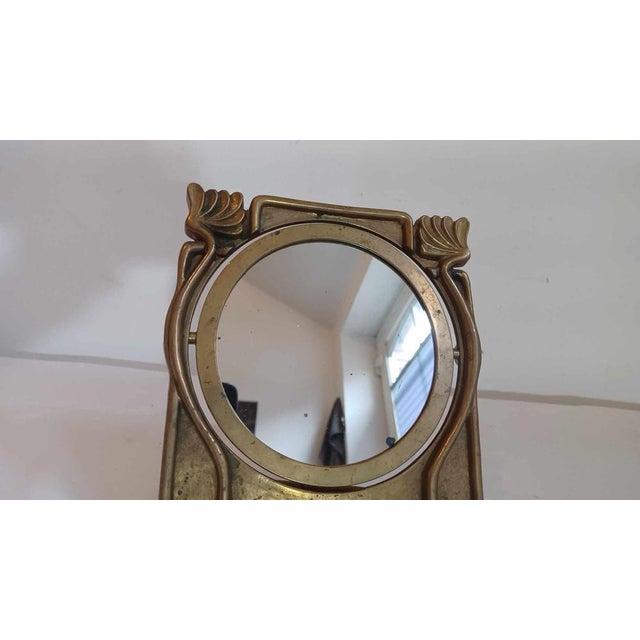 Art Deco Brass Dressing Mirror, 1920s-1930s For Sale - Image 6 of 16