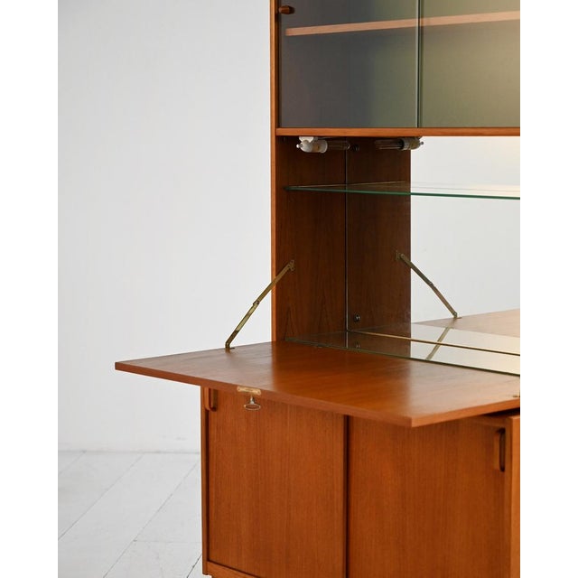Bookcase with Bar Cabinet by Erik Wørts for Bodafors, 1960s For Sale - Image 13 of 14