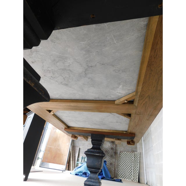 Arhaus Wilhelm Blue Stone Marble Top Dining Table For Sale In Philadelphia - Image 6 of 12