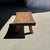 Small Wabi-Sabi Rectangular Arched Occasional Stool in Teak, 1980s For Sale - Image 4 of 11