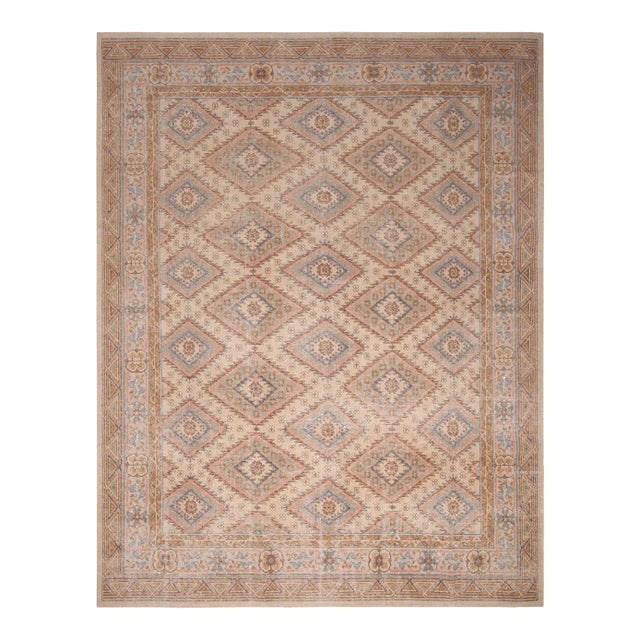 Rug & Kilim’s Diamond Play Rug in Taupe, 5x7 For Sale