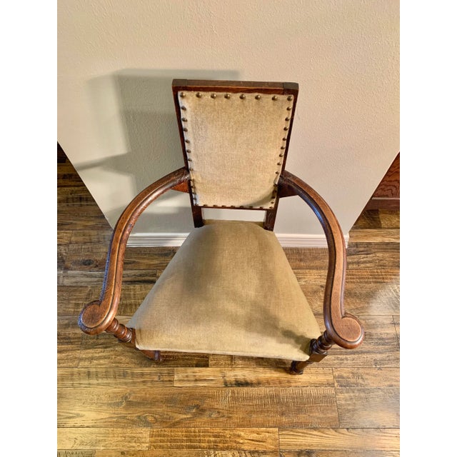 19th Century French Walnut Armchair For Sale - Image 6 of 12