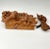 Vintage Chinese Carved Dragon Phoenix Hardwood Telephone Huanghuali Style Ruyi Motif For Sale - Image 13 of 15