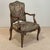Early 20th Century Antique French Louis XV Walnut Needlepoint Armchair ~ Fauteuil For Sale - Image 5 of 18