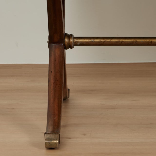 Vintage Leather Top Desk From the Hemmingway Collection by Thomasville For Sale - Image 17 of 18