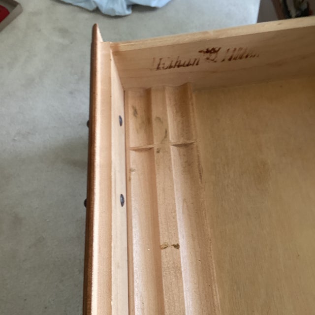 1970s 1970s Early American Ethan Allen Double Pedestal Executive Desk For Sale - Image 5 of 7