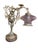 Bronze Table Lamp with Dragon Arm and Cut Glass Shade, 1940s For Sale - Image 18 of 18