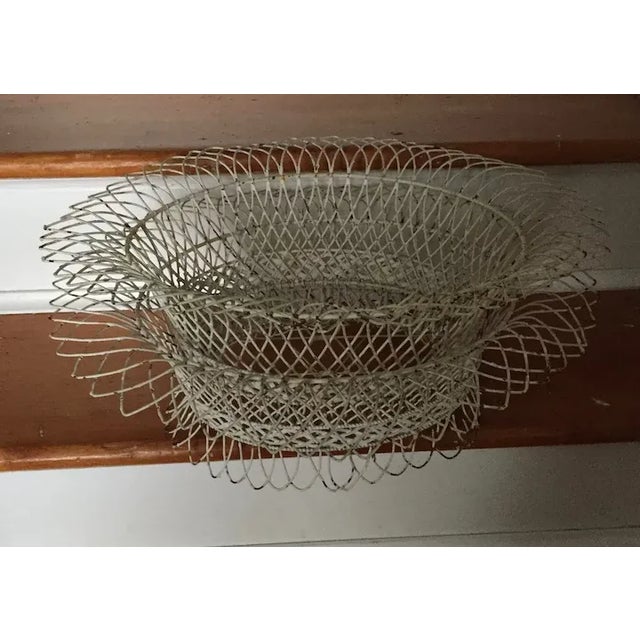 Antique 19th Century Victorian French Oval Wire Garden Baskets or Planters - A Pair For Sale In New York - Image 6 of 13