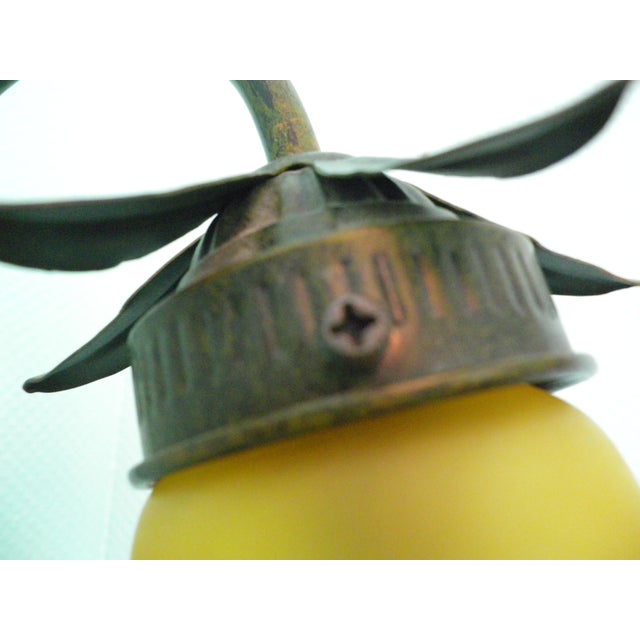 Rosa Table Lamp with Tulip-Shaped Glass Paste Lampshade, 1999 For Sale - Image 13 of 18