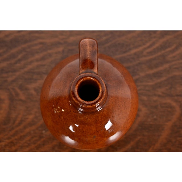 Roycroft Pottery Antique Arts & Crafts Glazed Ceramic Jug, Circa 1920s For Sale In South Bend - Image 6 of 14