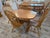 Hunt Country Furniture Oak Dining Extension Table & Chairs For Sale In New York - Image 6 of 12