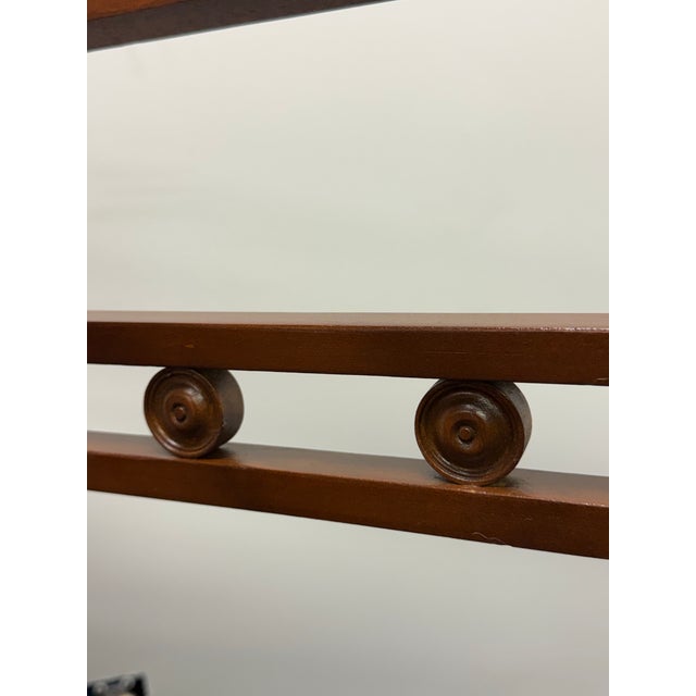 Wood Vintage Neoclassical Cherry Twin Beds - A Pair For Sale - Image 7 of 11
