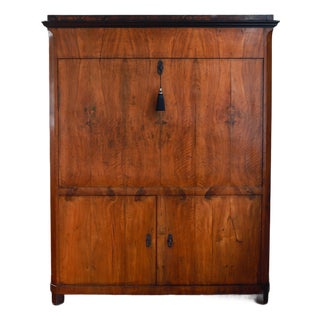 19th C Biedermeier Secretary Desk, Secrétaire À Abattant For Sale