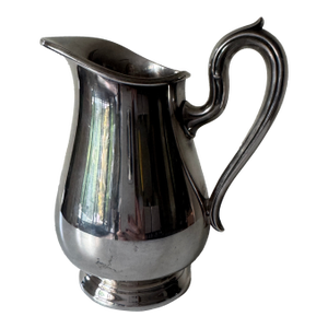 Vintage Mid Century Modern Reed & Barton "Jamestown" Silver Plate Creamer Silverplate Pitcher Classic Baluster Form