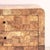 Wood Postmodern Three-Drawer Waterfall Dresser With Faux Burlwood Laminate Veneer For Sale - Image 7 of 15