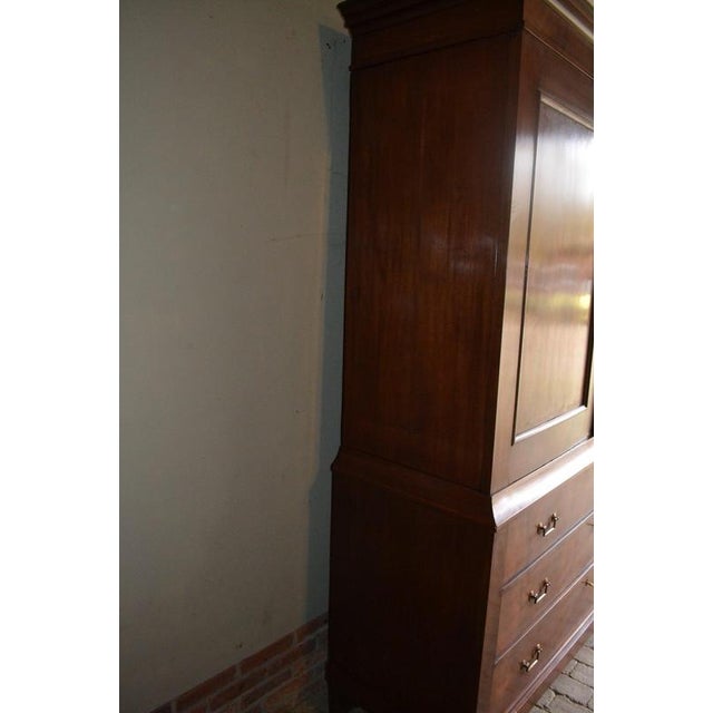 Wood Antique Mahogany Cabinet, 1850s For Sale - Image 7 of 10
