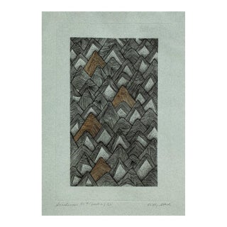 Kathy Stark, Sandscapes #4 Florida Artist Abstract Modernist Signed Print For Sale