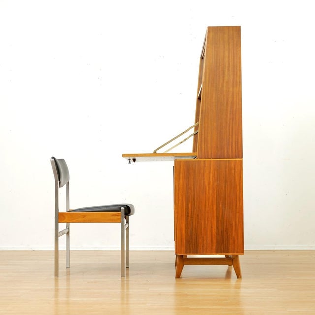 1960s Mid Century Secretary Desk by Herbert E. Gibbs For Sale - Image 4 of 14