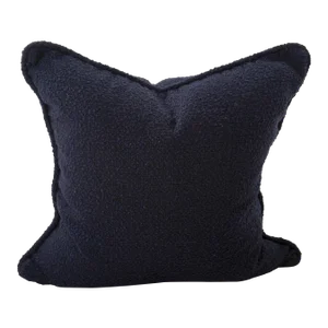 24" Square Barbet Royal Blue Down Pillow