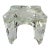 Vintage Chantal Sculptural Ice Glass Trivet & Display Pedestal For Sale