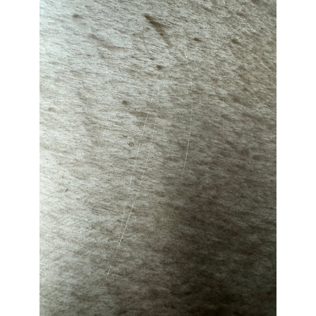 Gray Reclaimed Wood + Concrete Trestle Table/Work Desk For Sale - Image 8 of 12