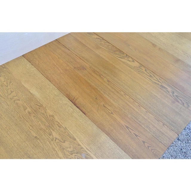 Brown Antique American Victorian Oak Wood Square Extension Dining Table With 3 Leaves For Sale - Image 8 of 13