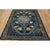 Chinese Small Scatter Size Blue Knotted Rectangle Wool - Peking Antique 1880s Rug, Circa Date: 1880s. This exceptional...