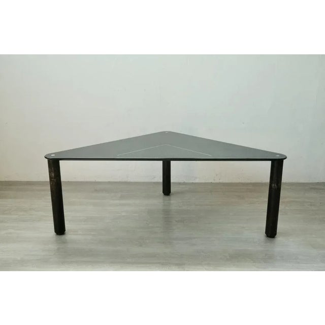 Postmodern Triangular Desk Table, 1990s For Sale - Image 3 of 13