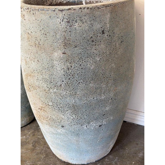 Ceramic Atelier Vierkant Style Terra Cotta Planters-Pair For Sale - Image 7 of 11