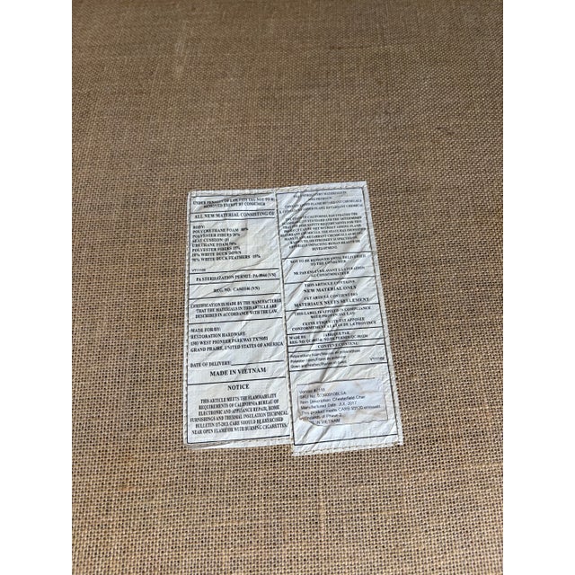 Set of 2 Restoration Hardware Deconstructed Chesterfield Chairs For Sale - Image 12 of 12