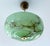 Art Deco Pendant Light in Green Marble Glass, 1930s For Sale - Image 6 of 18
