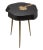 Timber Black & Brass Side Table For Sale In Los Angeles - Image 6 of 6